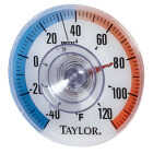 Taylor 3.5 In. Stick-on Dial Window Thermometer Image 1