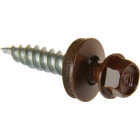 Do it #9 x 1 In. Hex Washered Brown Framing Screw (250 Ct.) Image 1