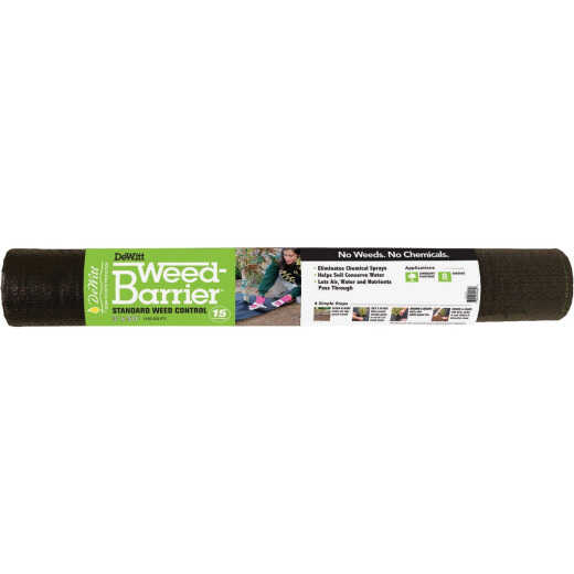 DeWitt Weed Barrier 3 Ft. W. x 50 Ft. L. Pointbond Polypropylene  15-Year Weed Control Landscape Fabric