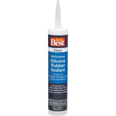  Do it Best 9.8 Oz. All-Purpose Silicone Sealant, Clear